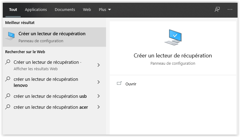 lecteur-recuperation-windows10